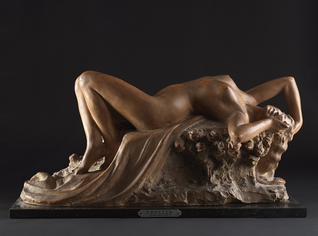 Costantino Barbella, Ebbrezza, 1912, terracotta, Collezione privata