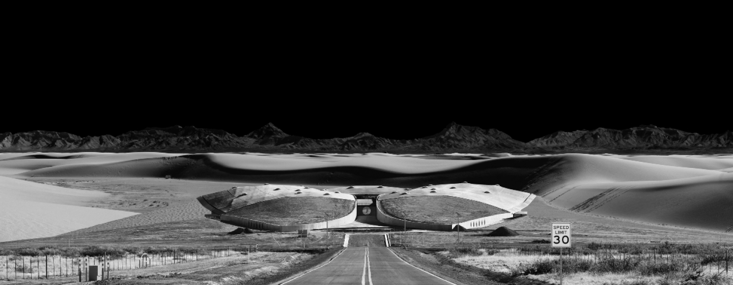 Michael Najjar, “spaceport”, 2012 (from the series outer space). Courtesy dell’artista e Studio la Città, Verona