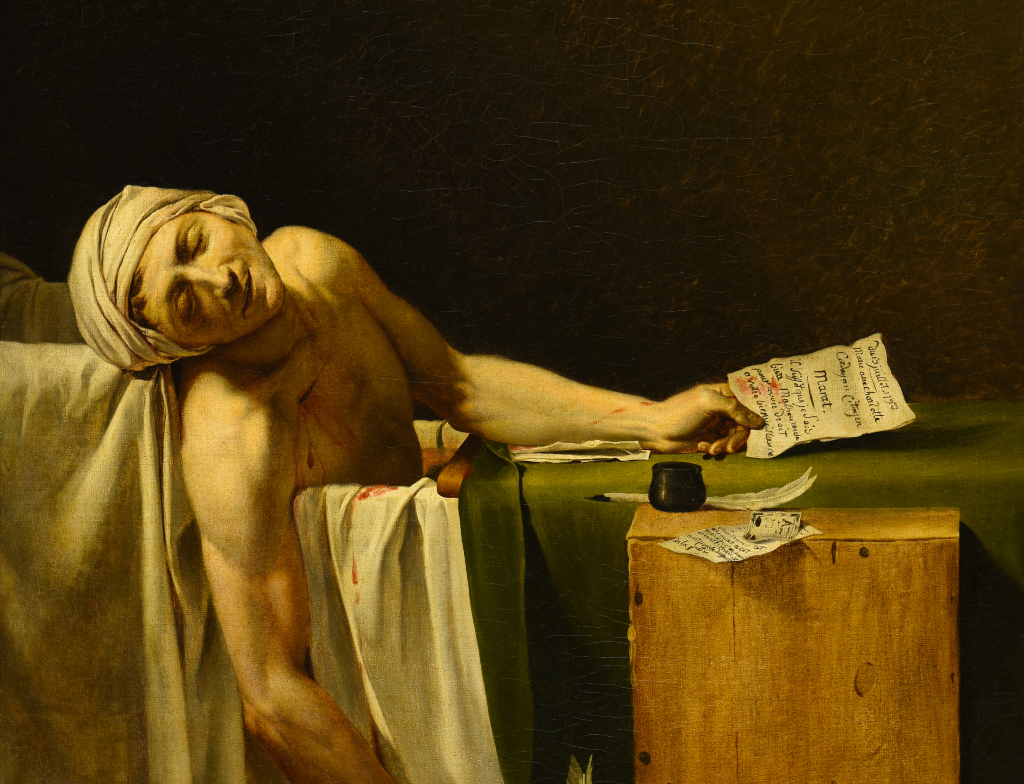 La morte di Marat Jacques-Louis David
