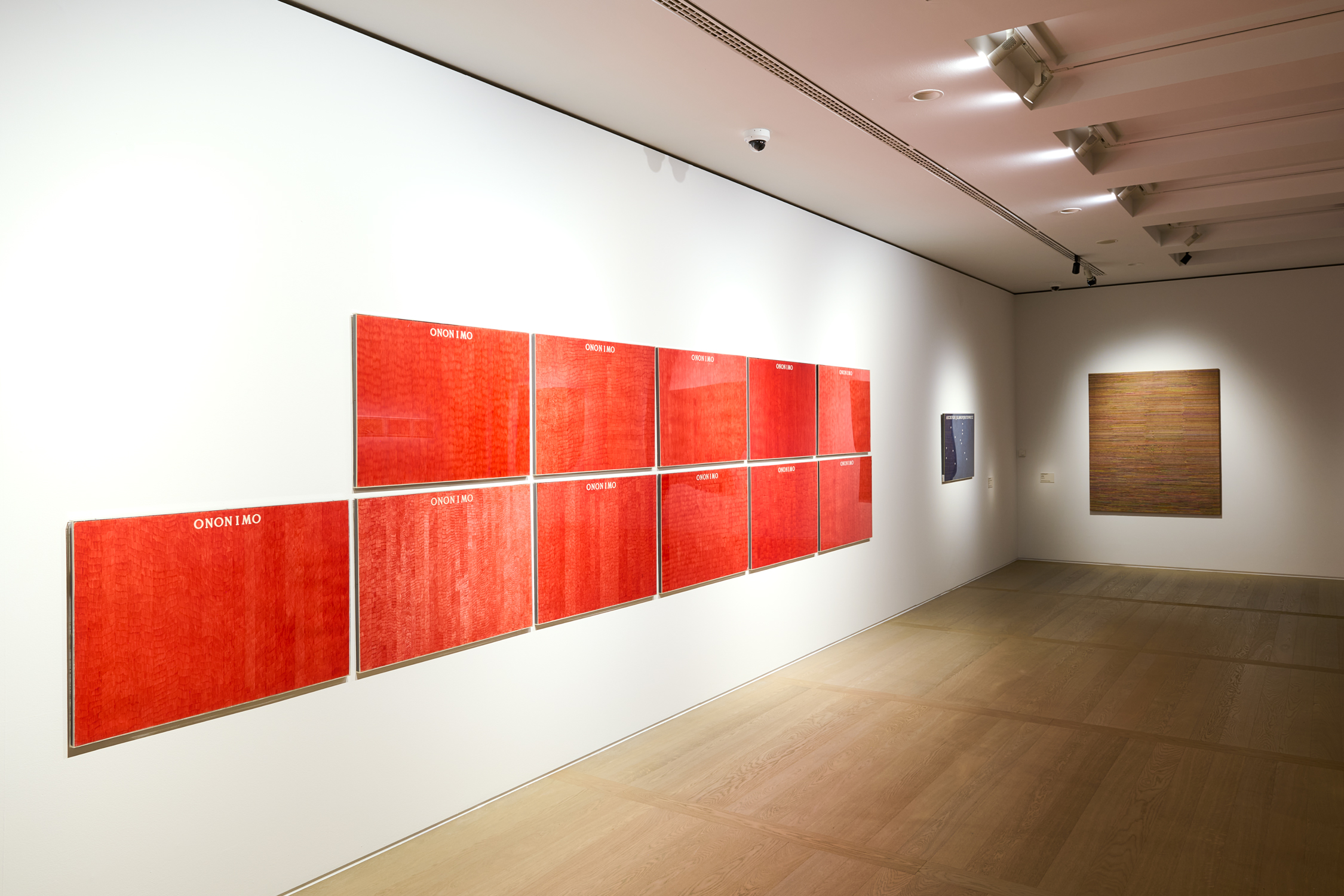 Percorso espositivo Alighiero e Boetti - gruppo di opere Ononimo