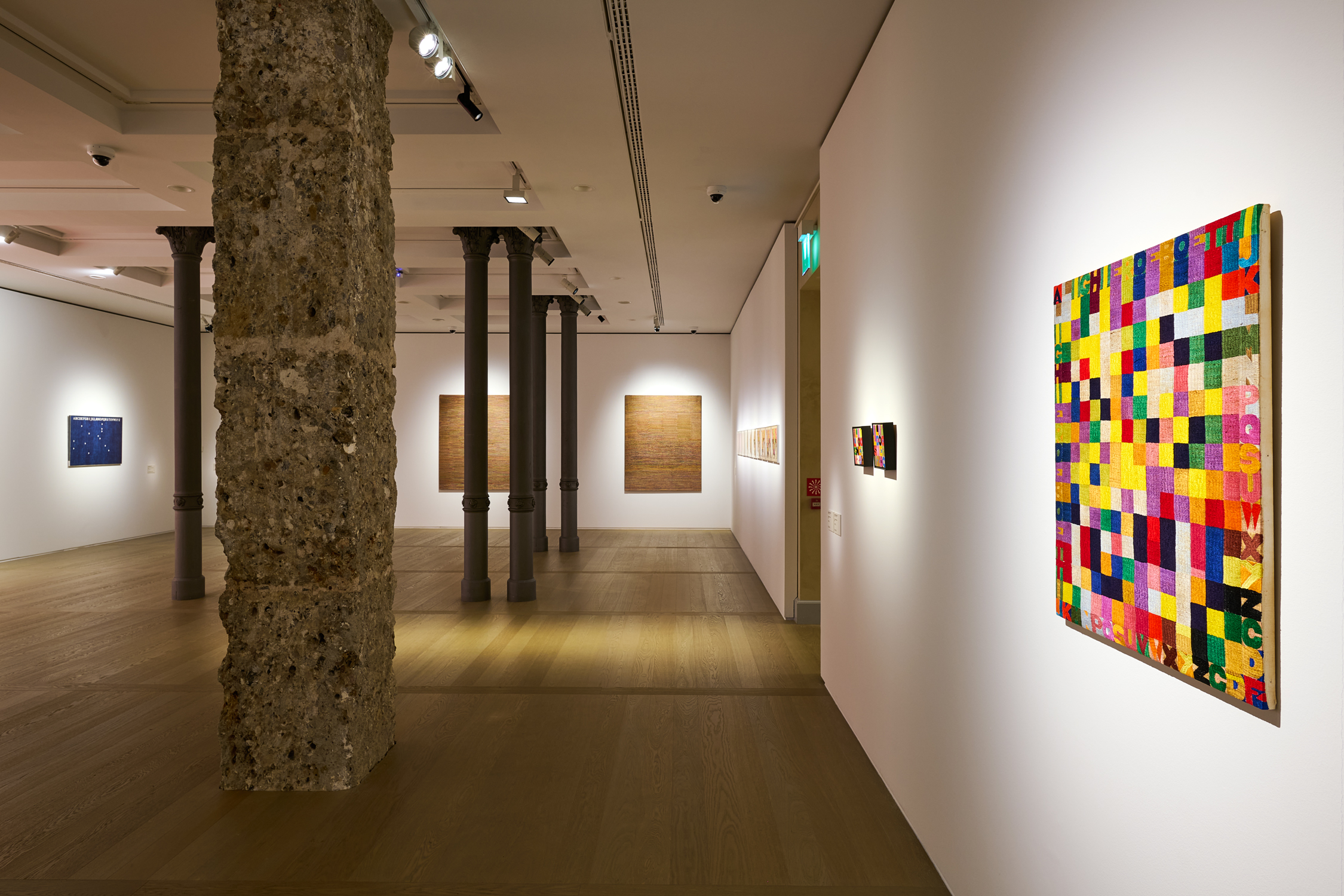 Percorso espositivo Alighiero e Boetti - gruppo di opere