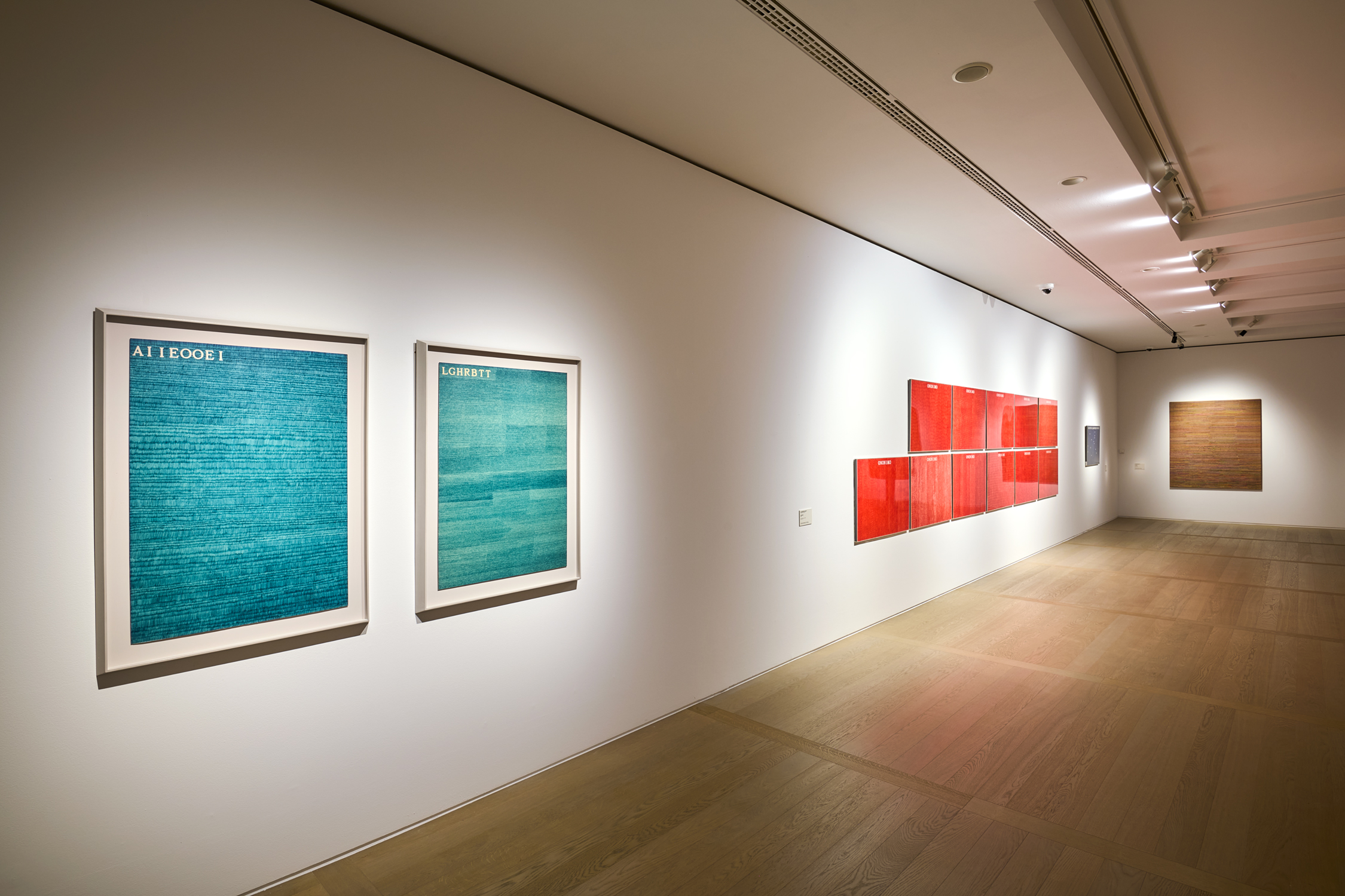 Percorso espositivo Alighiero e Boetti - gruppo di opere