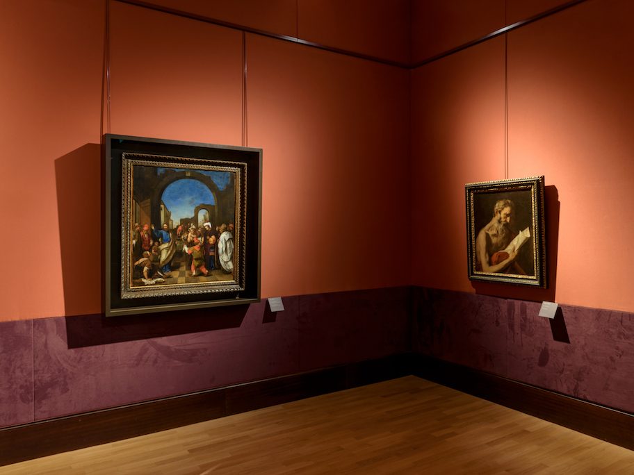 Allestimento mostra Rubens, Van Dyck, Ribera. La collezione di un principe
