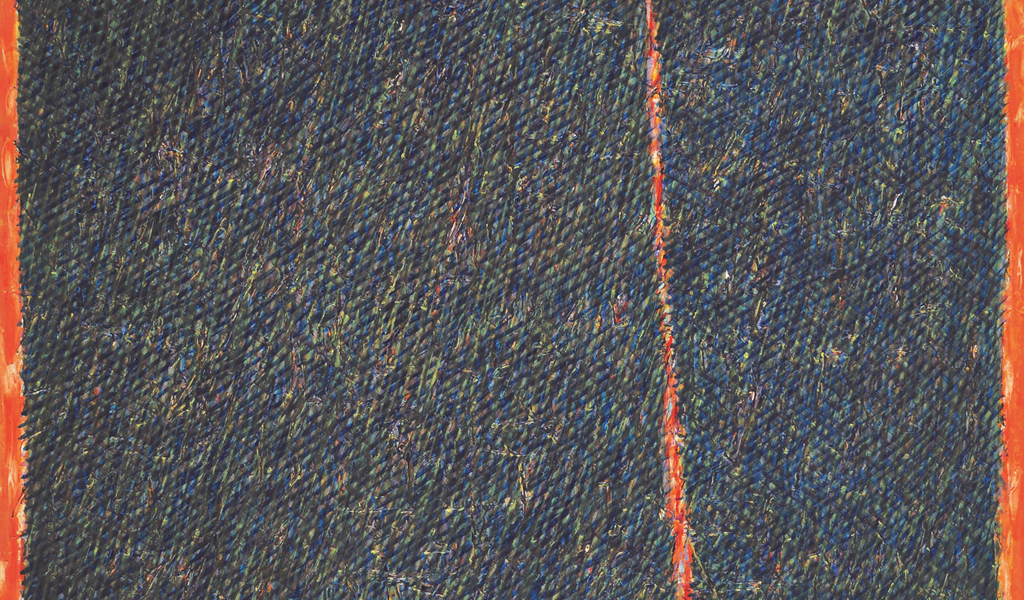 Piero Dorazio, Crack Verde, 1959, olio su tela