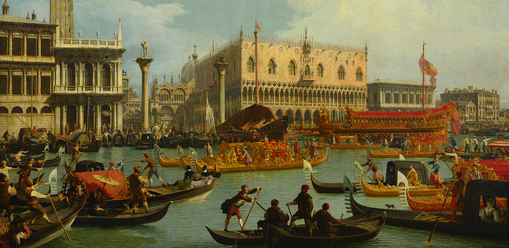 Il ritorno del Bucintoro all’approdo di Palazzo Ducale di Canaletto
