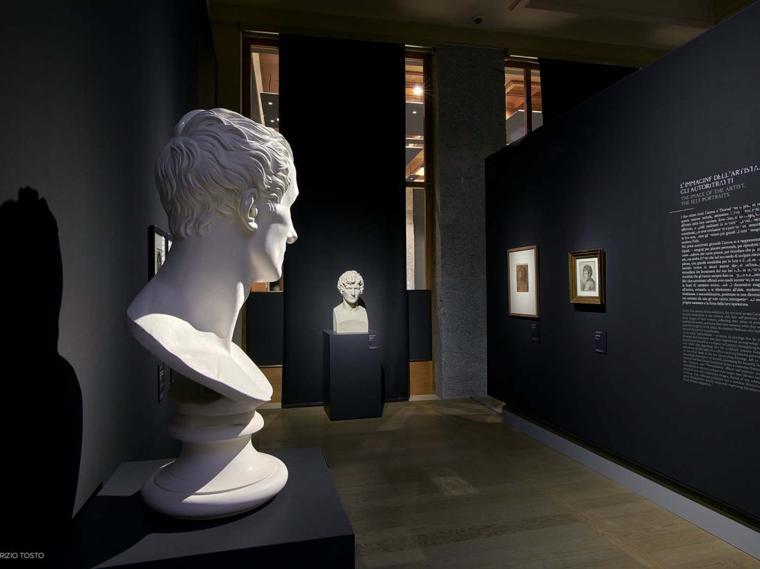 Allestimento mostra Canova | Thorvaldsen. La nascita della scultura moderna