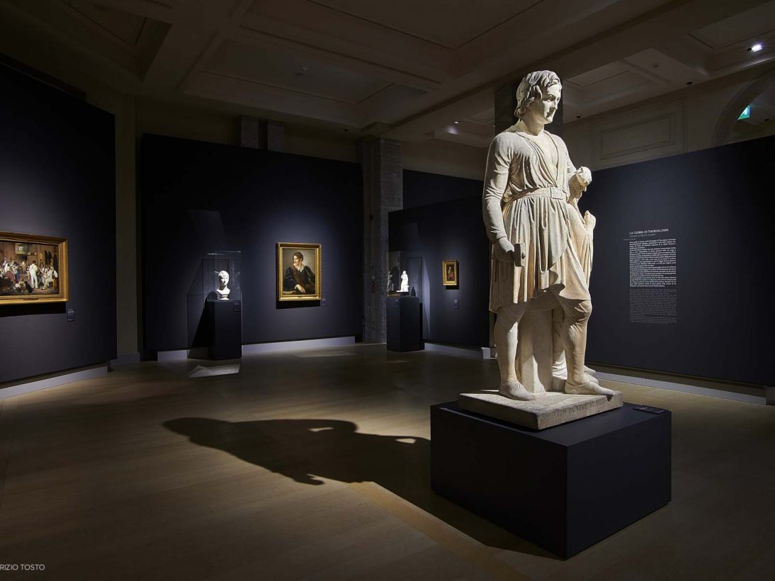 Allestimento mostra Canova | Thorvaldsen. La nascita della scultura moderna