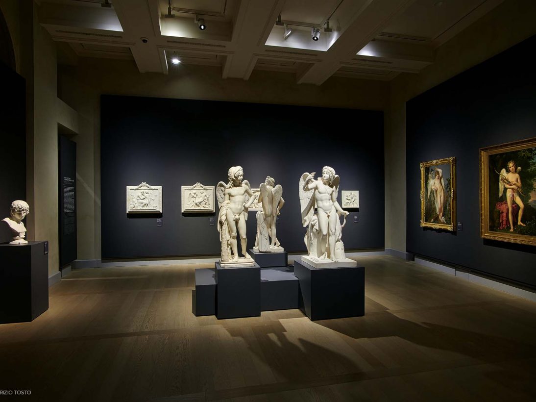 Allestimento mostra Canova | Thorvaldsen. La nascita della scultura moderna