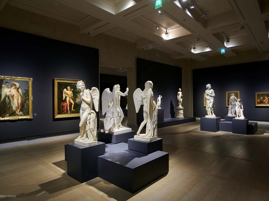 Allestimento mostra Canova | Thorvaldsen. La nascita della scultura moderna