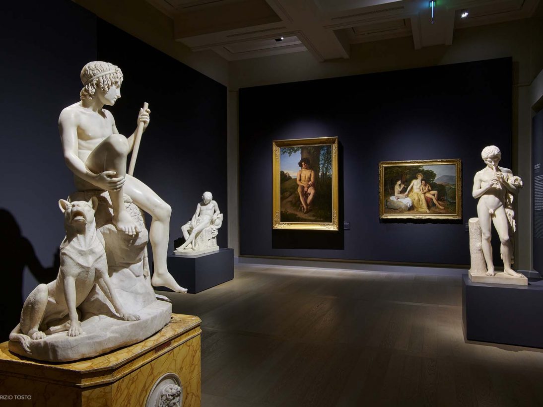 Allestimento mostra Canova | Thorvaldsen. La nascita della scultura moderna