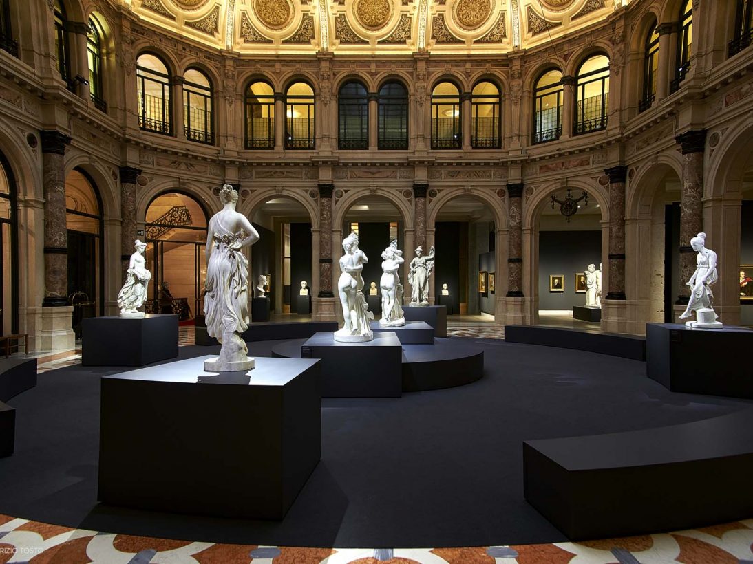 Allestimento mostra Canova | Thorvaldsen. La nascita della scultura moderna