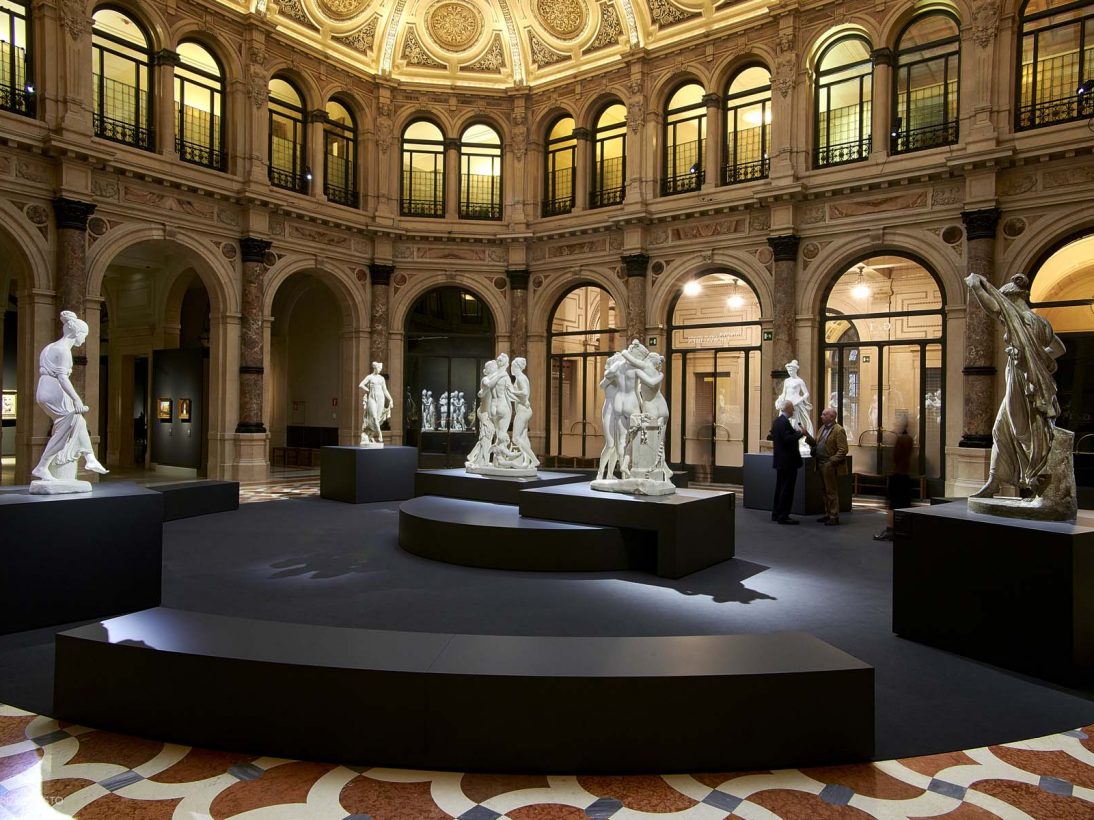 Allestimento mostra Canova | Thorvaldsen. La nascita della scultura moderna