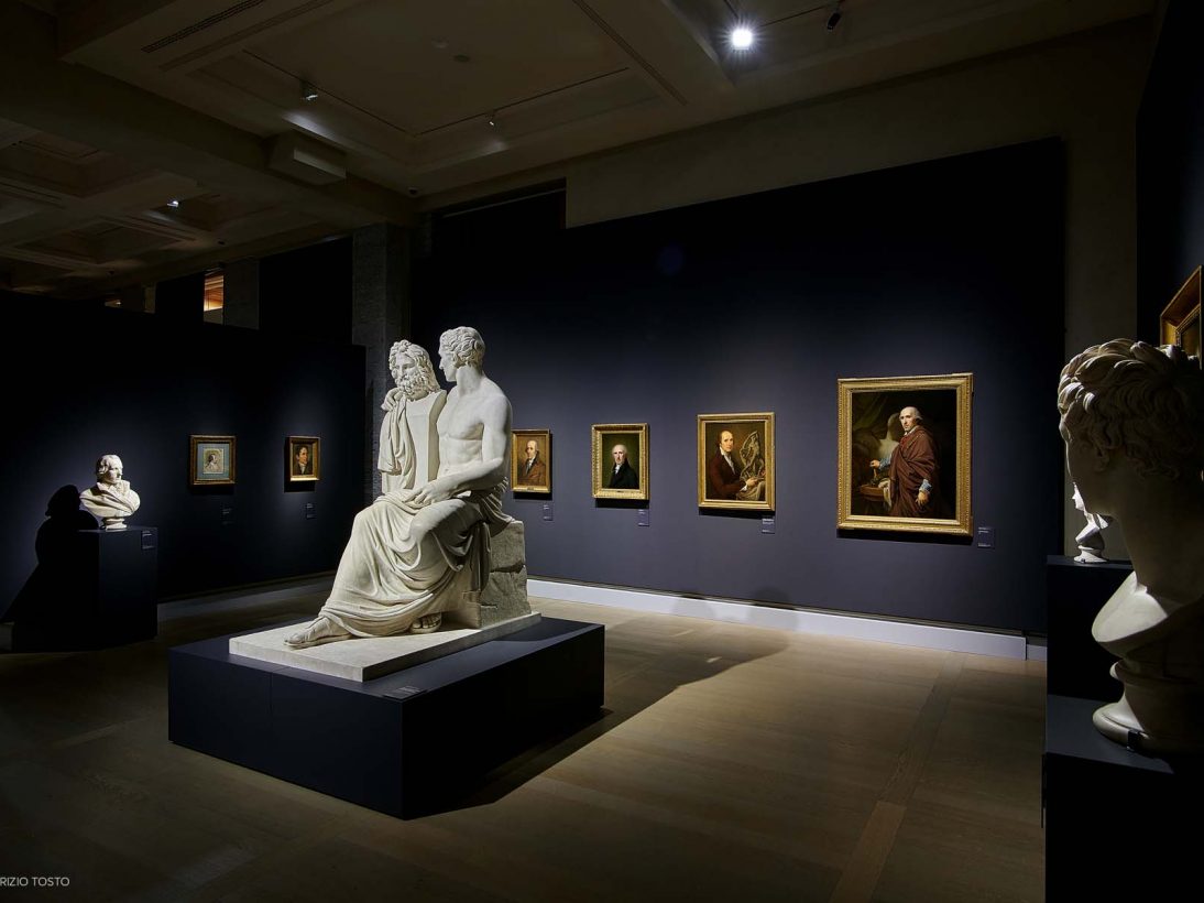 Allestimento mostra Canova | Thorvaldsen. La nascita della scultura moderna