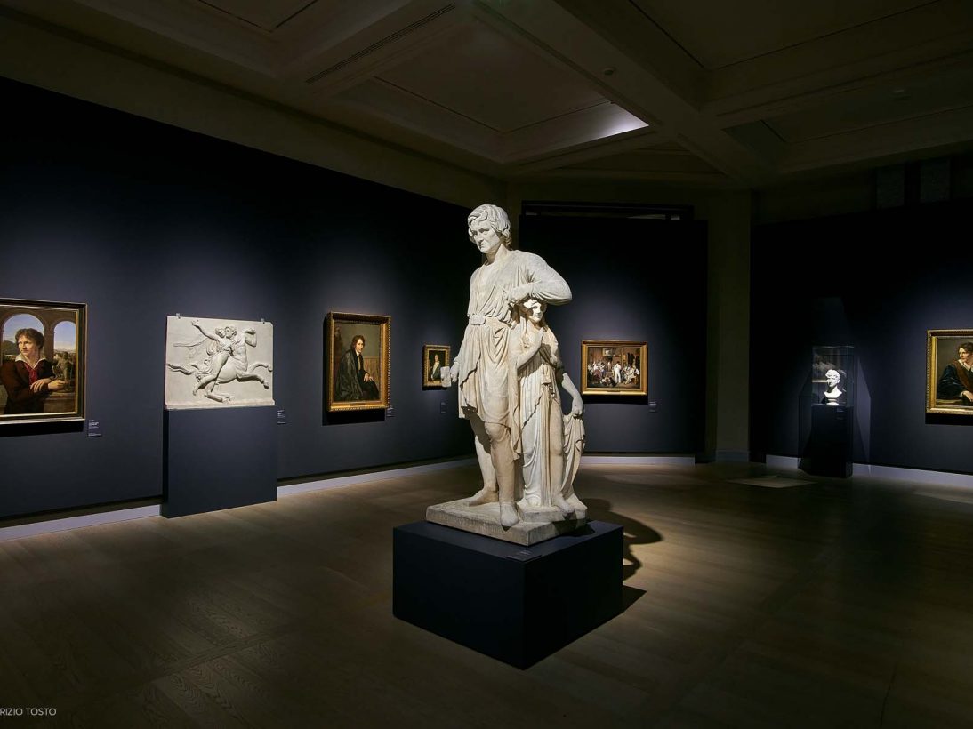 Allestimento mostra Canova | Thorvaldsen. La nascita della scultura moderna