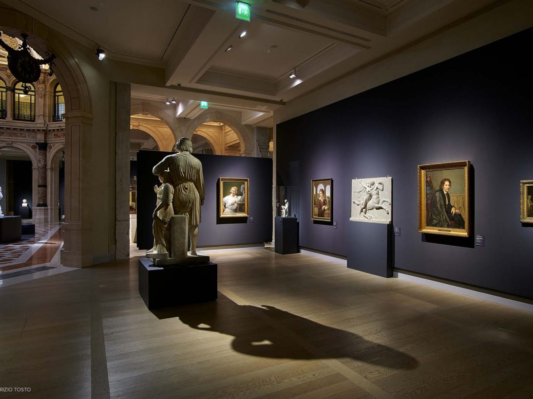 Allestimento mostra Canova | Thorvaldsen. La nascita della scultura moderna