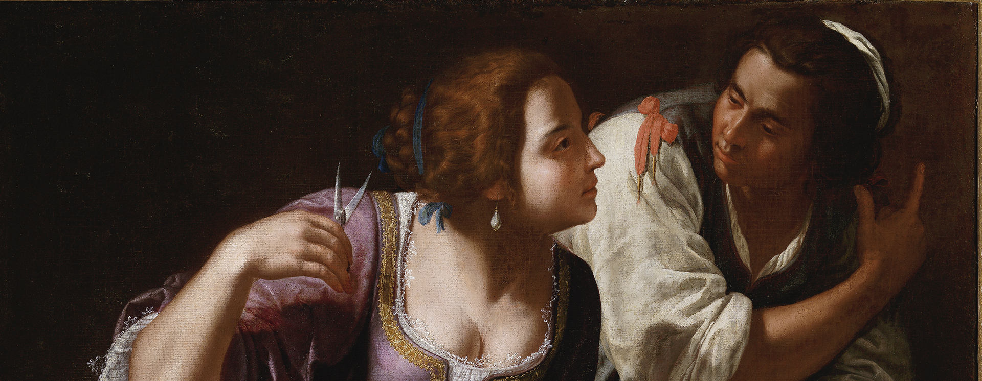 Artemisia Gentileschi, Samson and Delilah (detail), 1630-1638 circa, oil on canvas