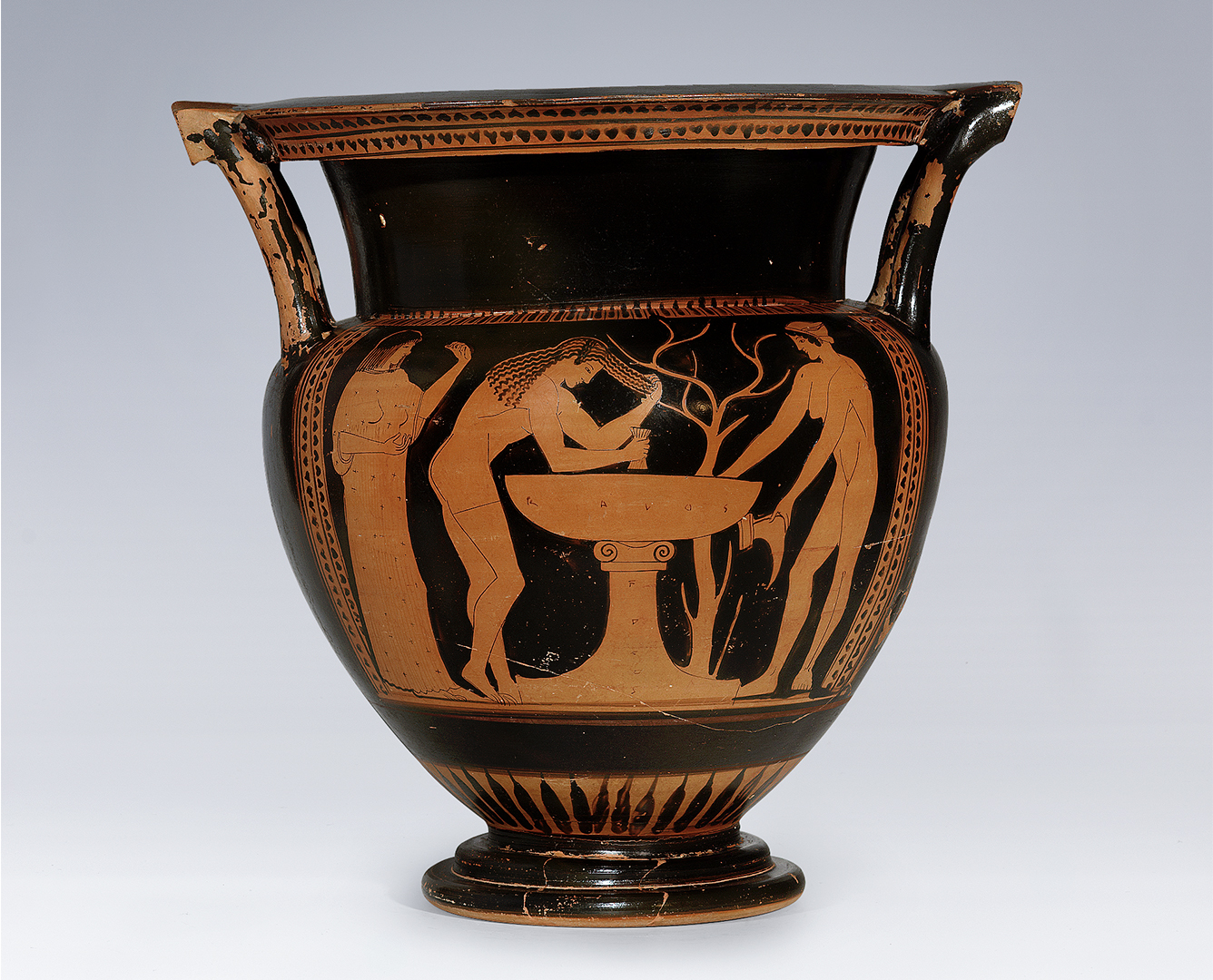 Attica red-figure column krater, Manieristi indeterminati