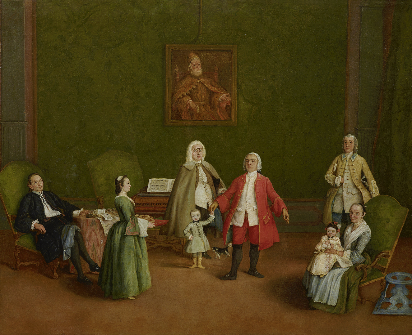The Family portrait (The Tutors of the Venier Family), Pietro Longhi (Pietro Falca)