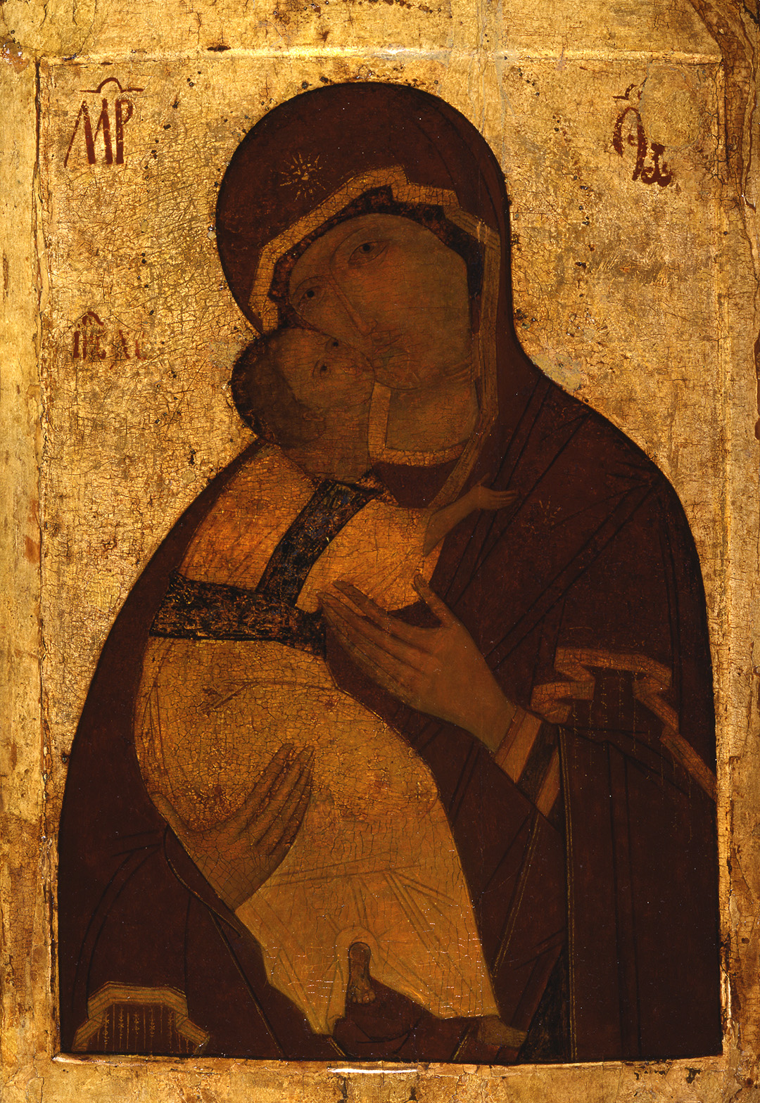 The Mother of God of Vladimir, School: Moscow