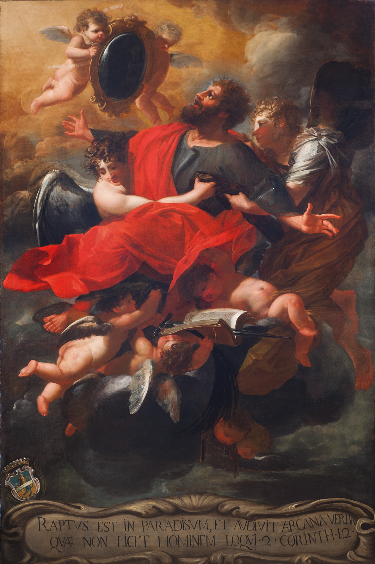 St. Paul abducted to the third heaven, Charles Claude Dauphin