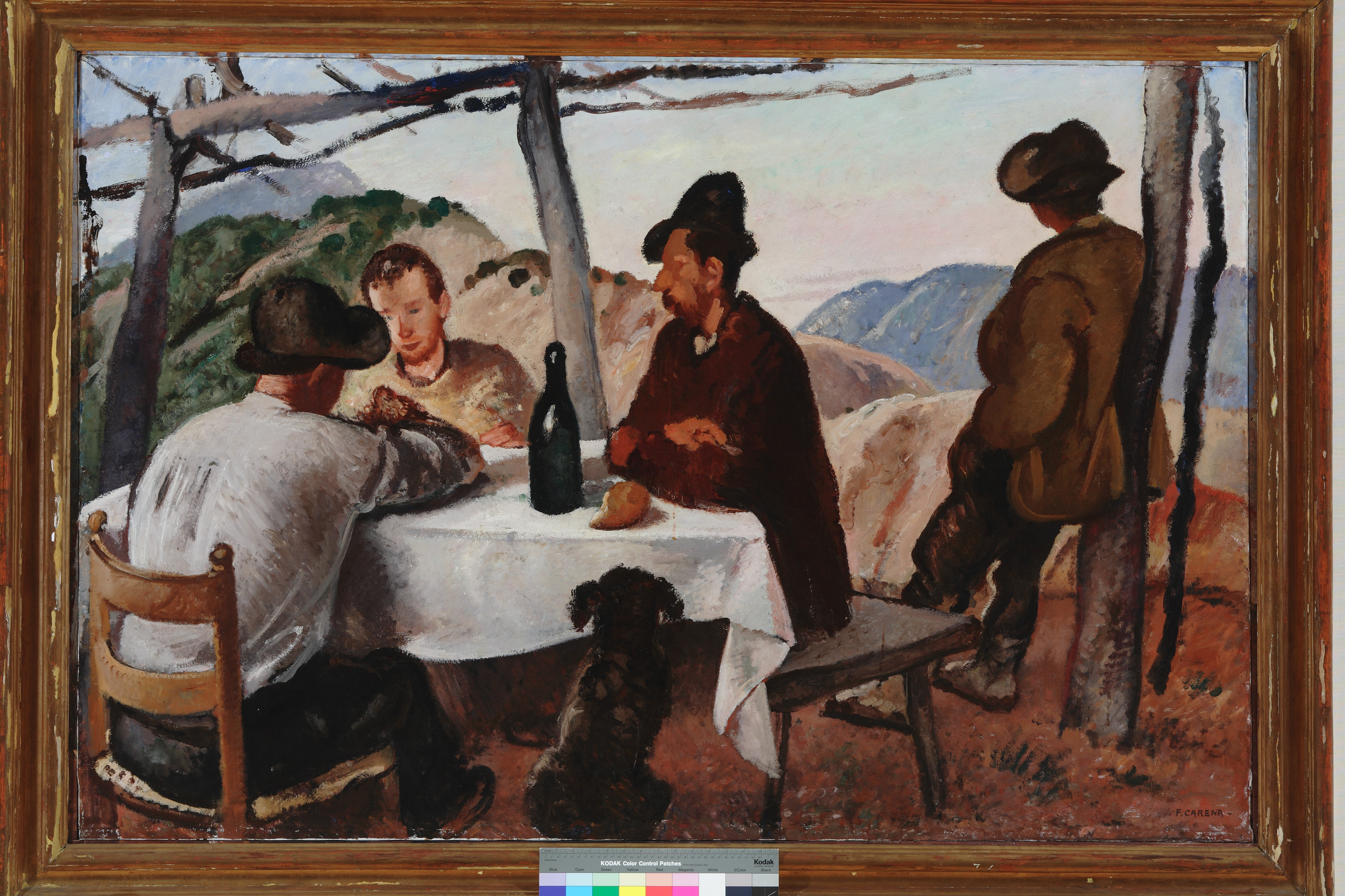 Felice Carena La Pergola, 1928 olio su tela, 120 x 180 cm Piacenza, Galleria d'Arte Moderna Ricci Oddi Courtesy Galleria d'Arte Moderna Ricci Oddi, Piacenza