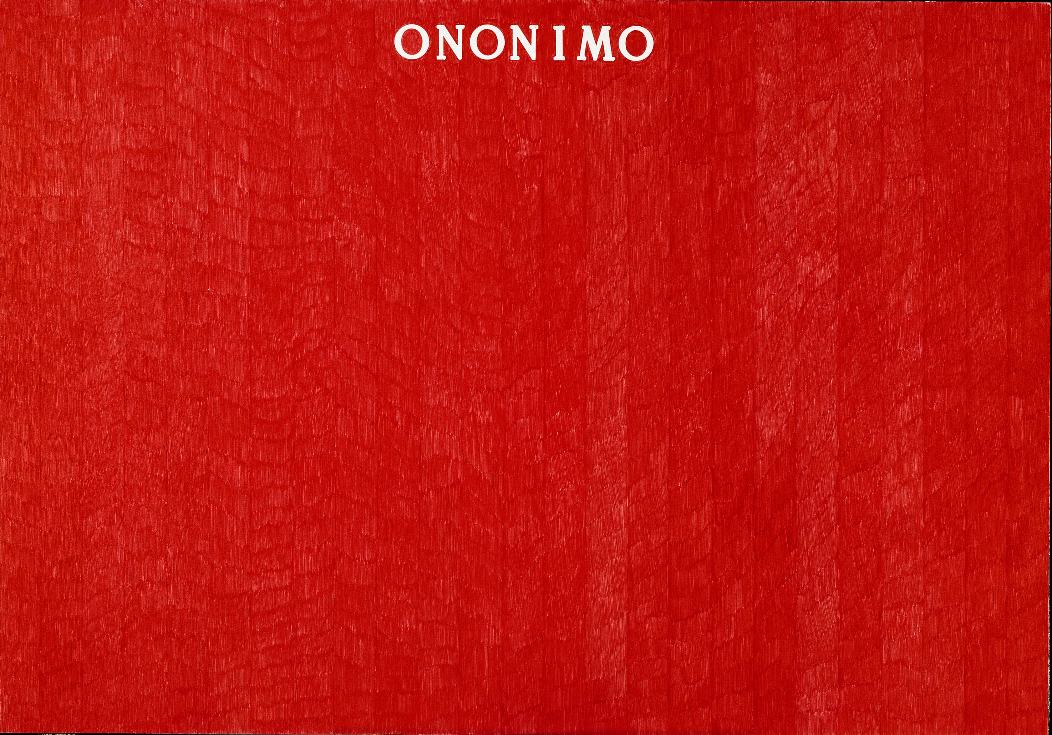 Particolare di "Omonimo" di Alighiero Boetti