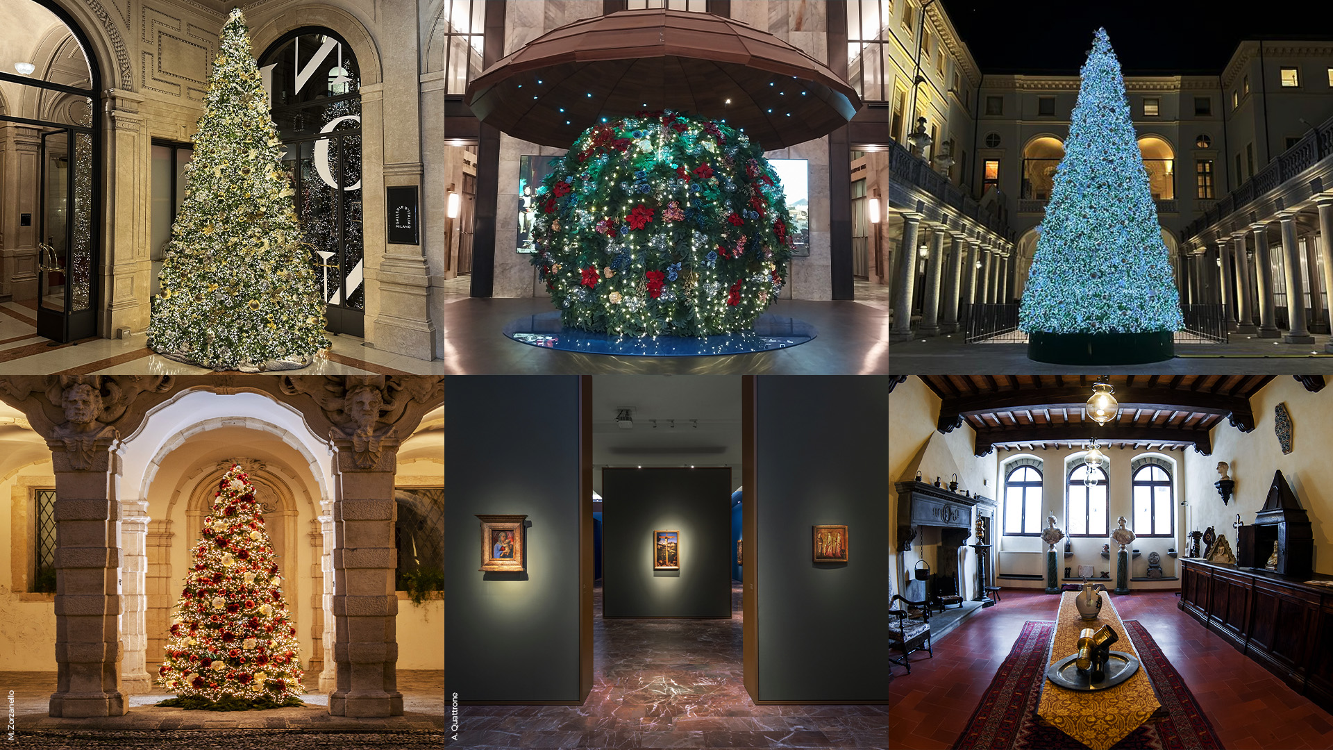 Natale 2023 alle Gallerie d'Italia di Milano, Napoli, Torino, Vicenza