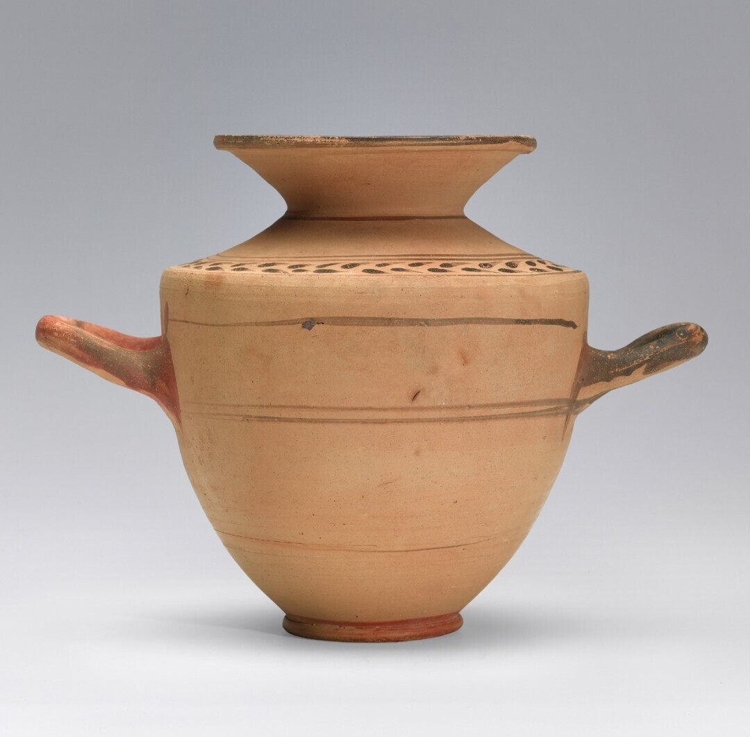 Olla stamnoide tornita