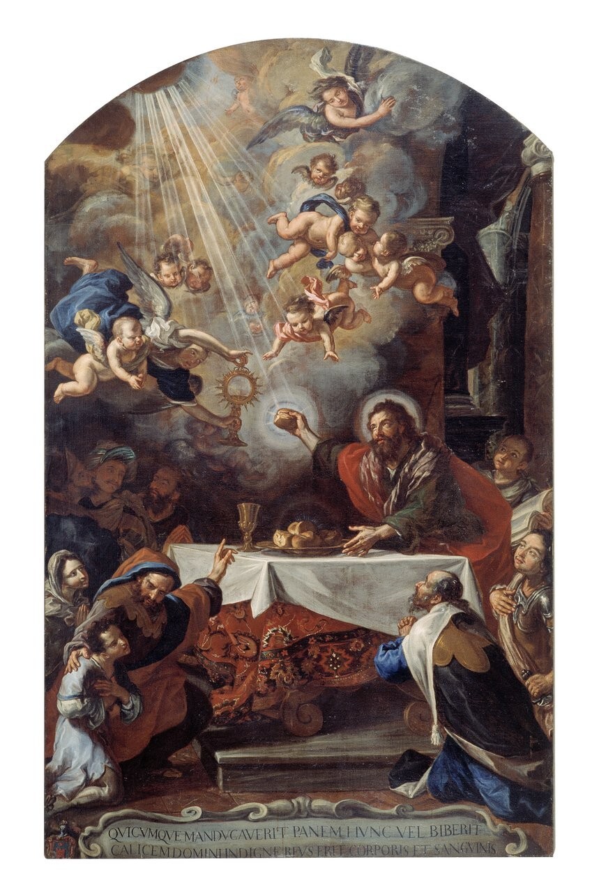 San Paolo celebra l’Eucarestia