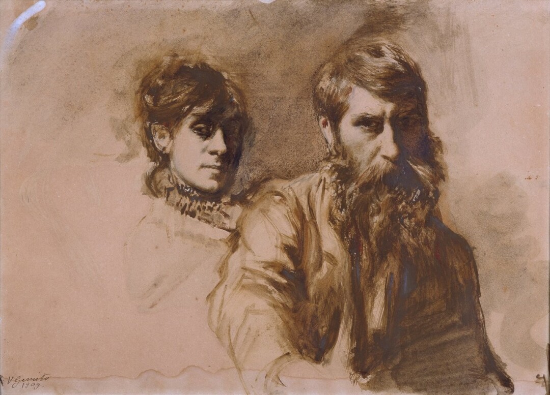 Autoritratto con Mathilde Duffaud