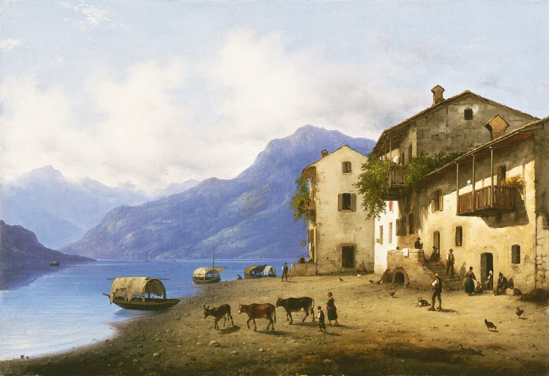 Veduta di Sala sul Lago di Como