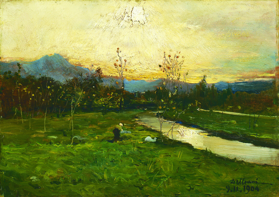 Autunno dorato (Tramonto a novembre)