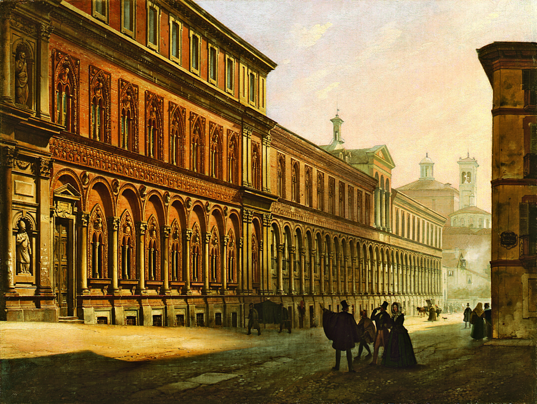 Veduta dell'Ospedale Maggiore di Milano