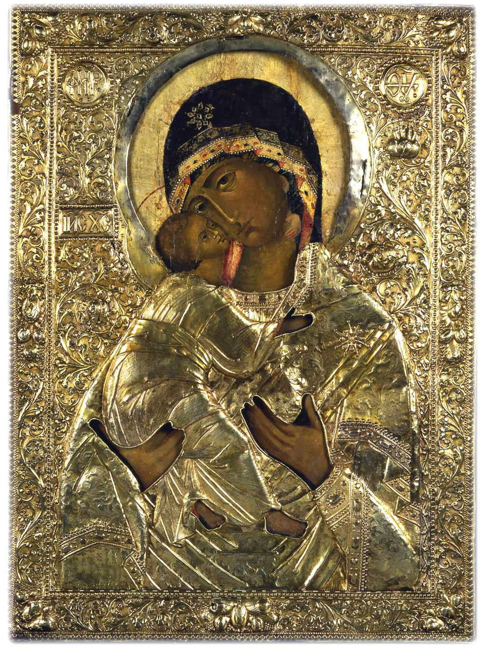 Rivestimento dell'icona "Madre di Dio di Vladimir"