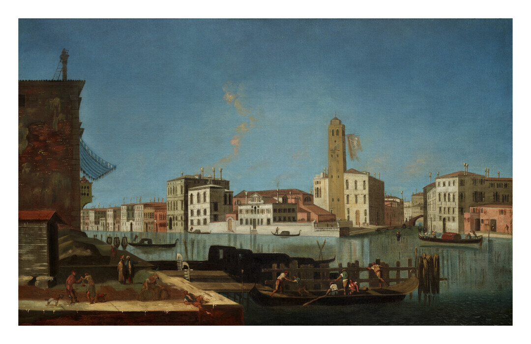 Veduta del Canal Grande all’imboccatura di Cannaregio