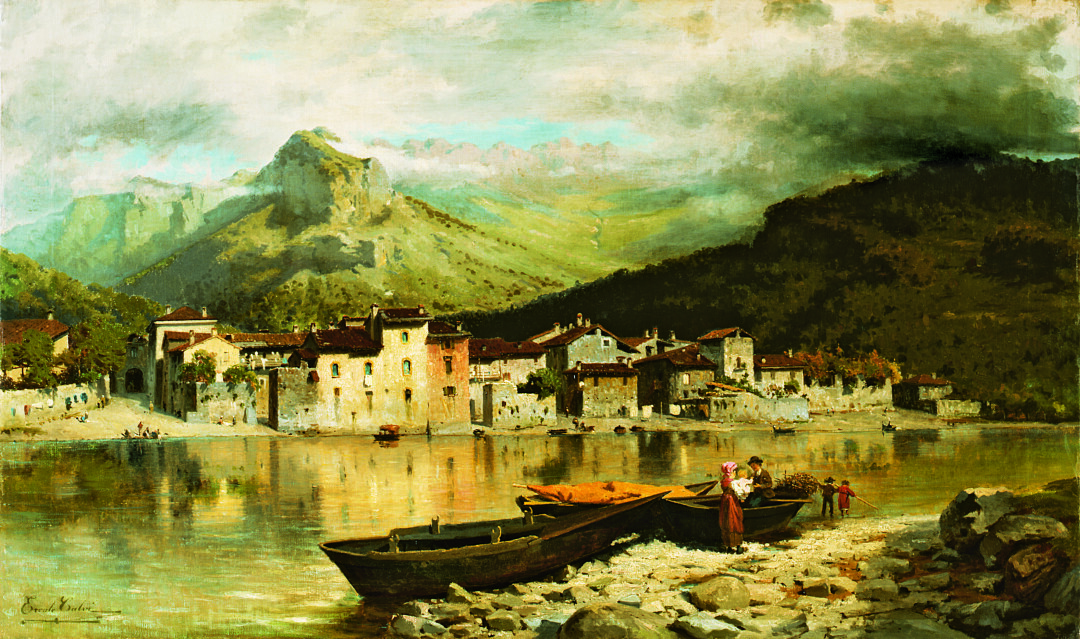 Pescarenico visto dall’altra sponda dell’Adda