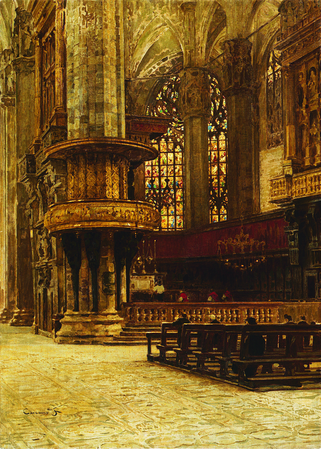 Interno del Duomo di Milano