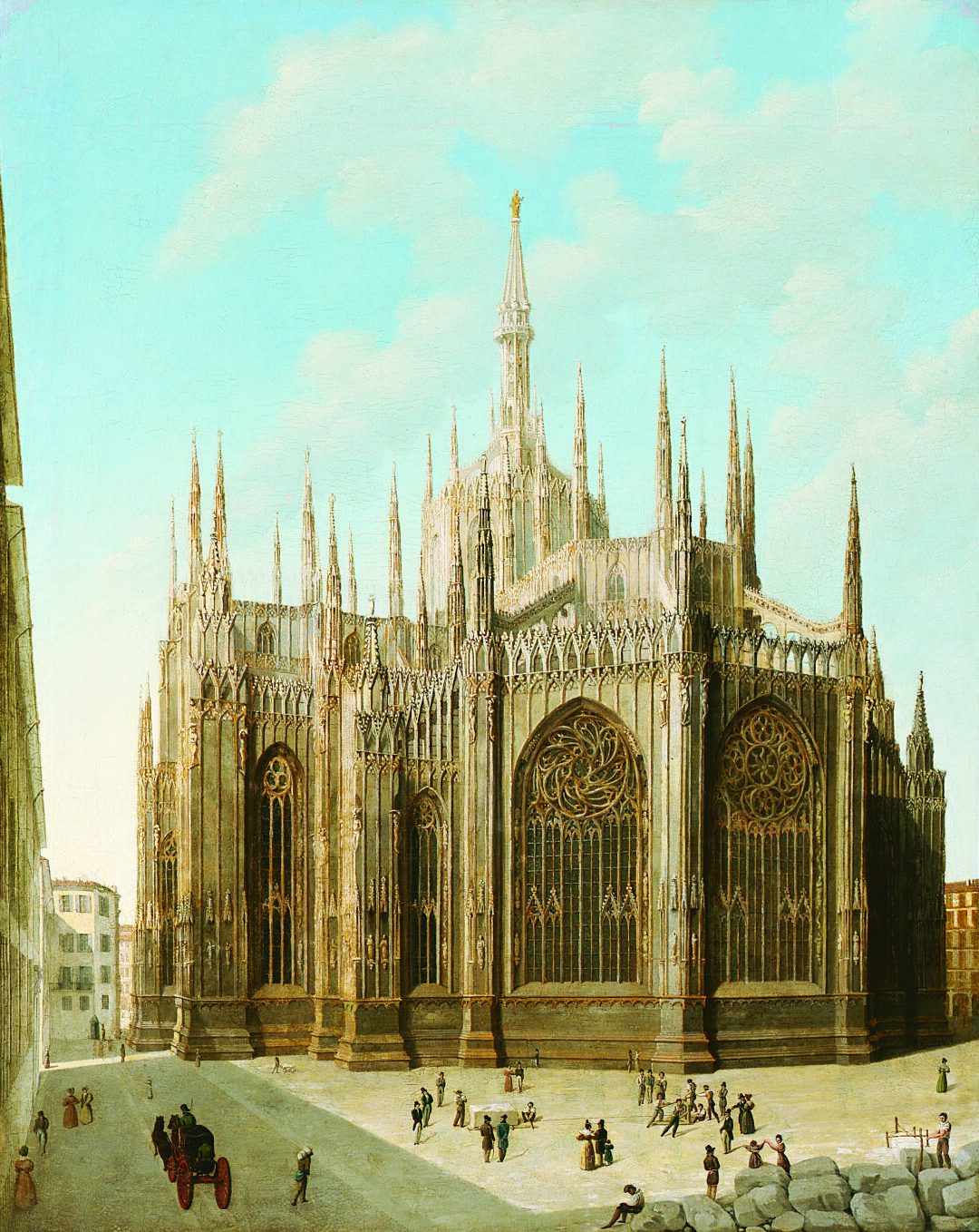 Veduta del complesso absidale del Duomo di Milano