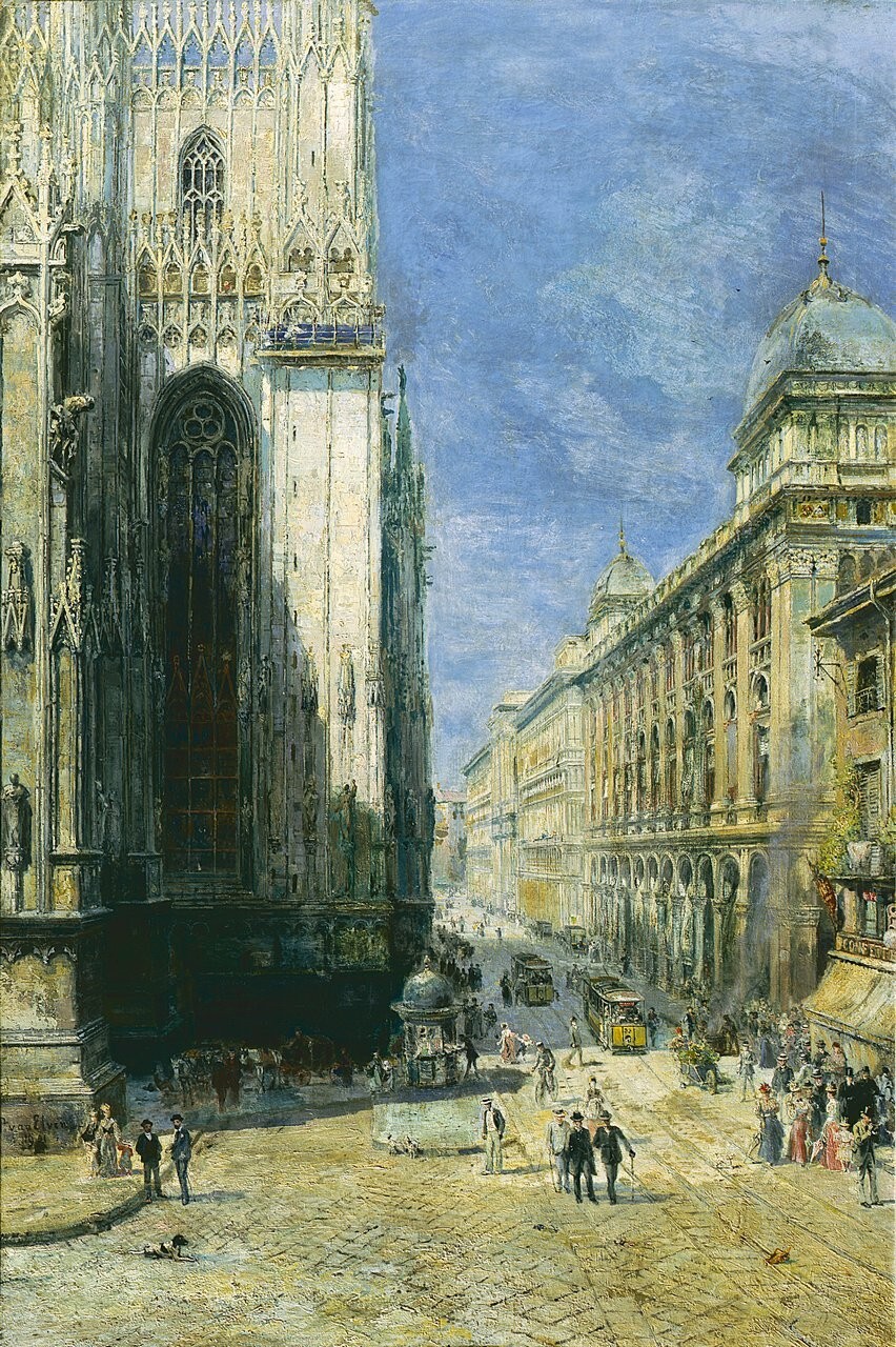 Il Duomo di Milano visto dalla corsia dei Servi