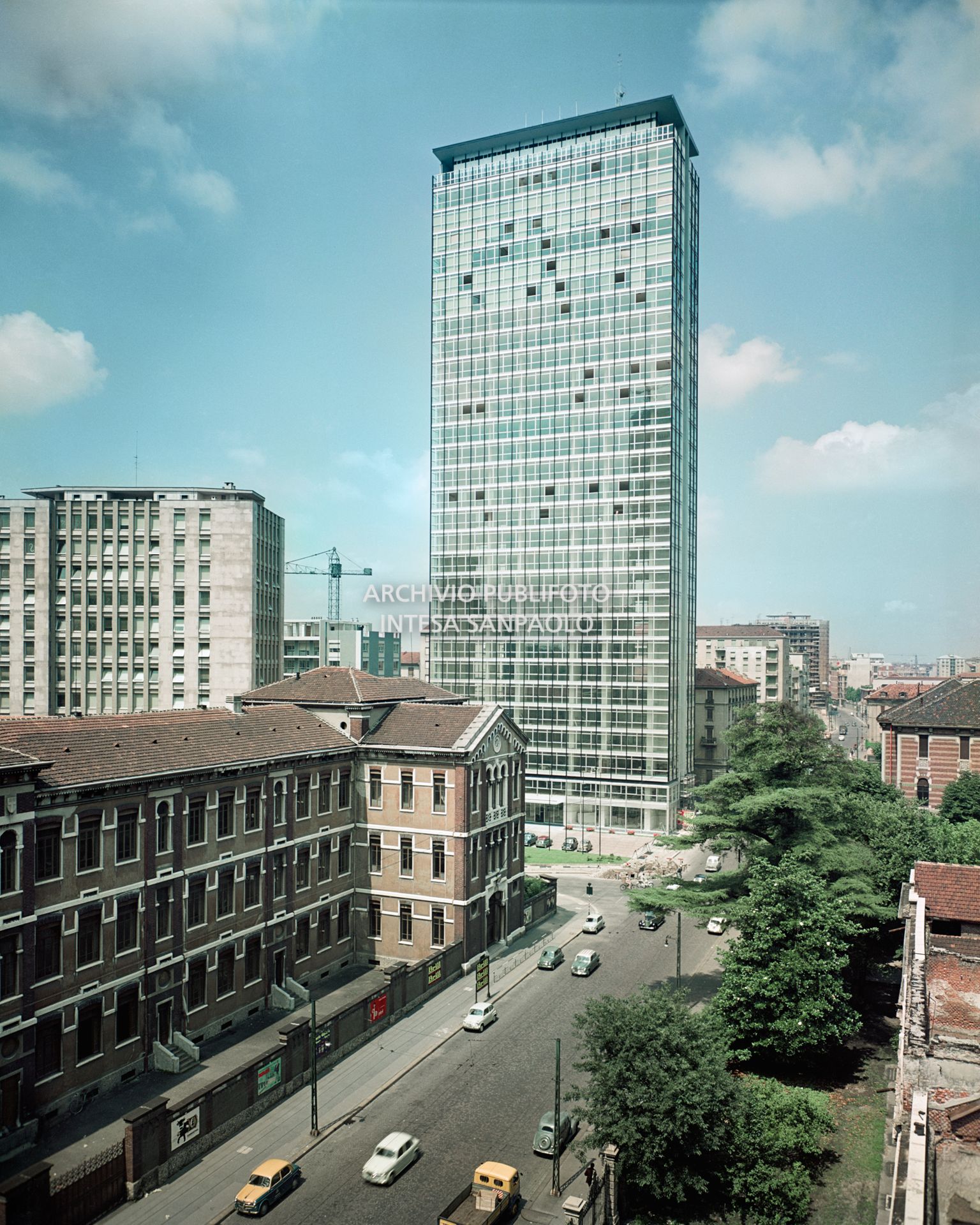 The Galfa Tower in Milan