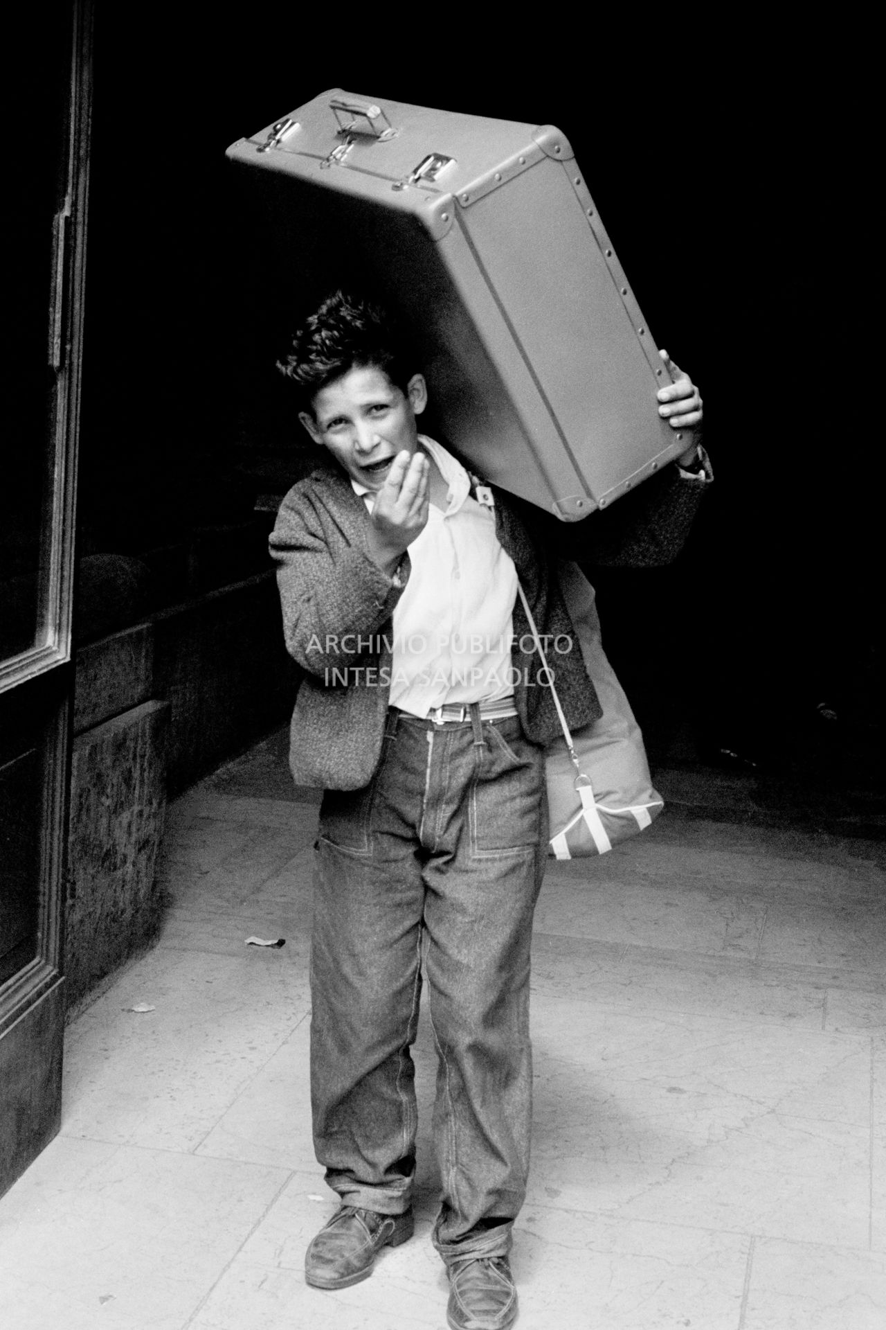 A very young immigrant from Southern Italy in Milan