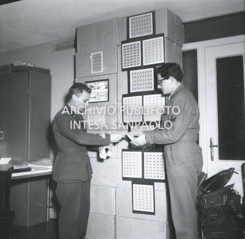 The philatelic service set up by the Organising Committee as part of the press and information service