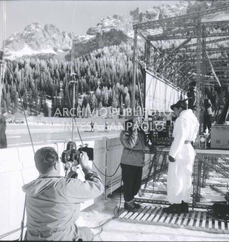 Radio, television and telephone broadcasting station at Lake Misurina
