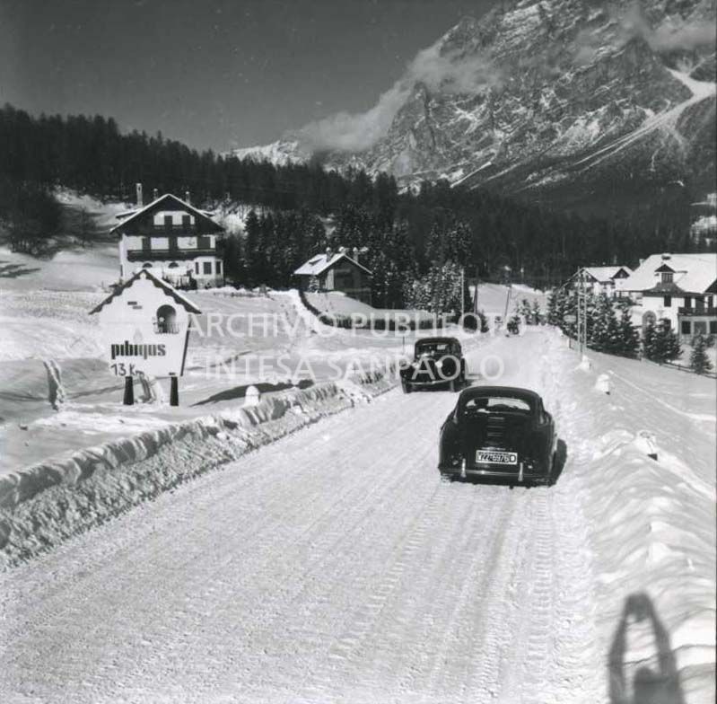 Pibigas billboard near Cortina d'Ampezzo