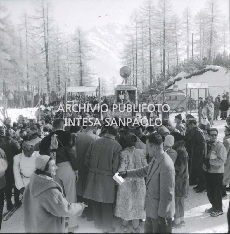 Crowd at the sites during the 7th Winter Olympic Games