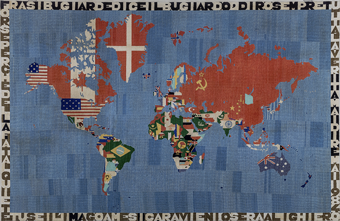 Map, Alighiero Boetti