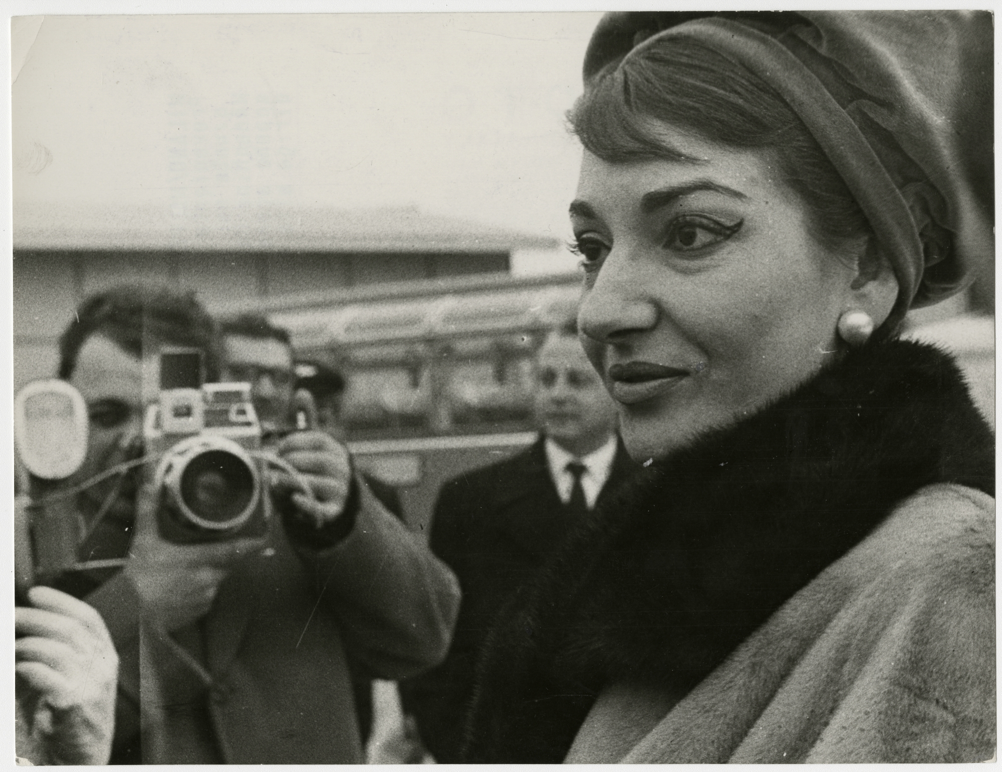 Arrivo di Maria Callas da Los Angeles