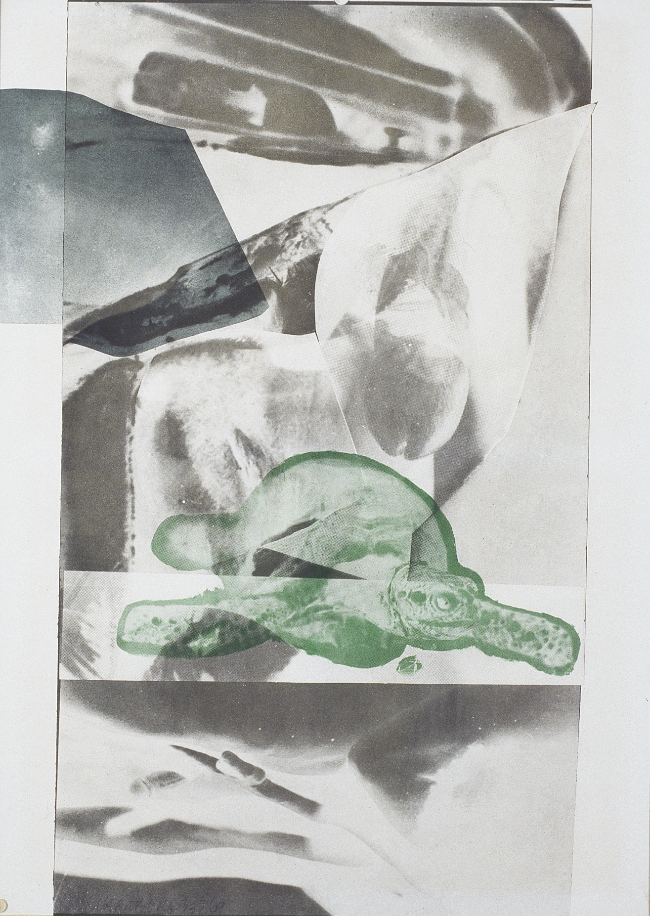 Robert Rauschenberg (Port Arthur, Texas 1925 - Captiva Island, Florida 2008) Gulf, 1969 litografia, 106,5 x 75 cm Collezione Luigi e Peppino Agrati - Intesa SanpaoloFrom an edition of 31, published by Universal Limited Art Editions, West Islip, New York