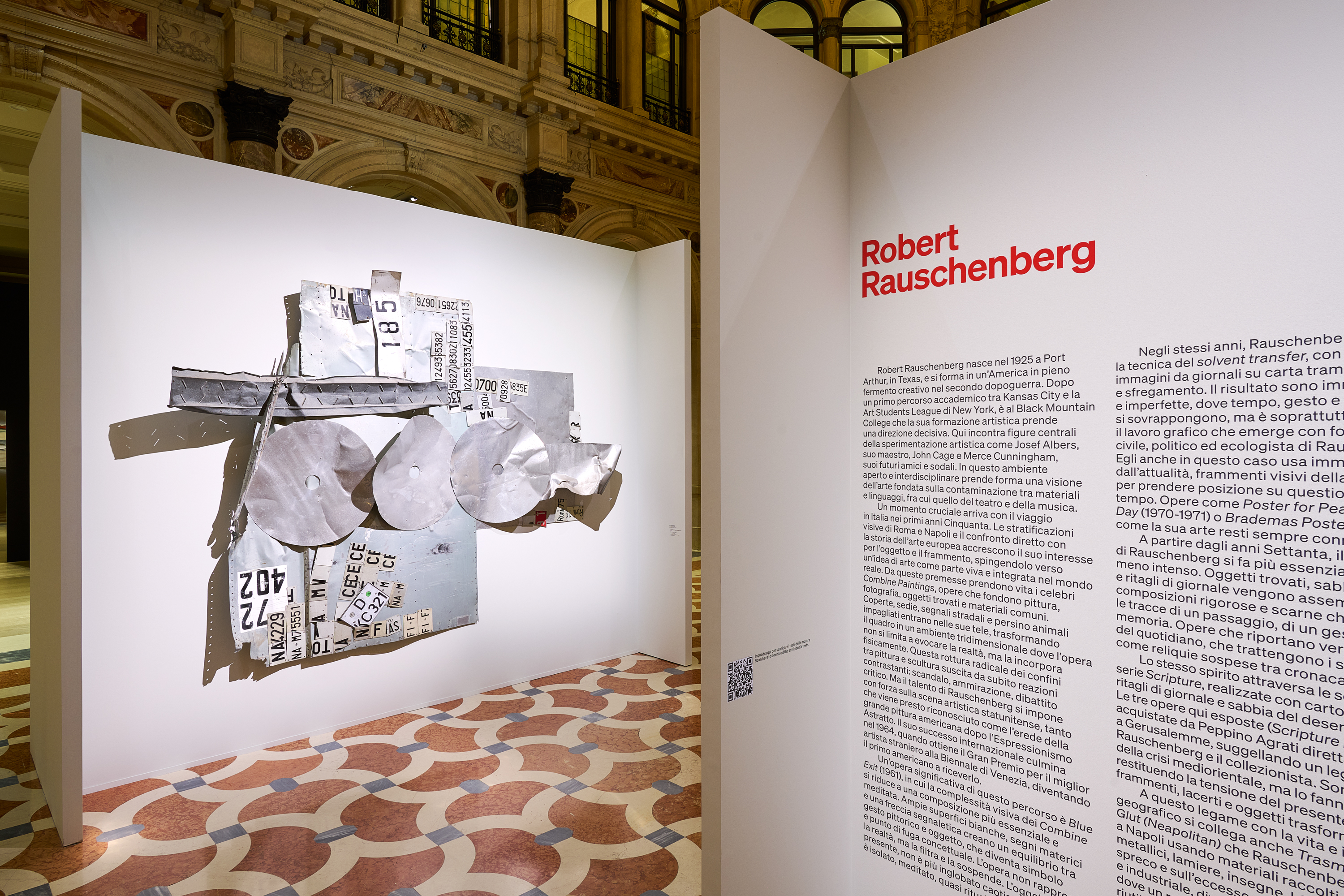 "UNA COLLEZIONE INATTESA. La Nuova Arte degli Anni Sessanta e un Omaggio a Robert Rauschenberg"  exhibition hall