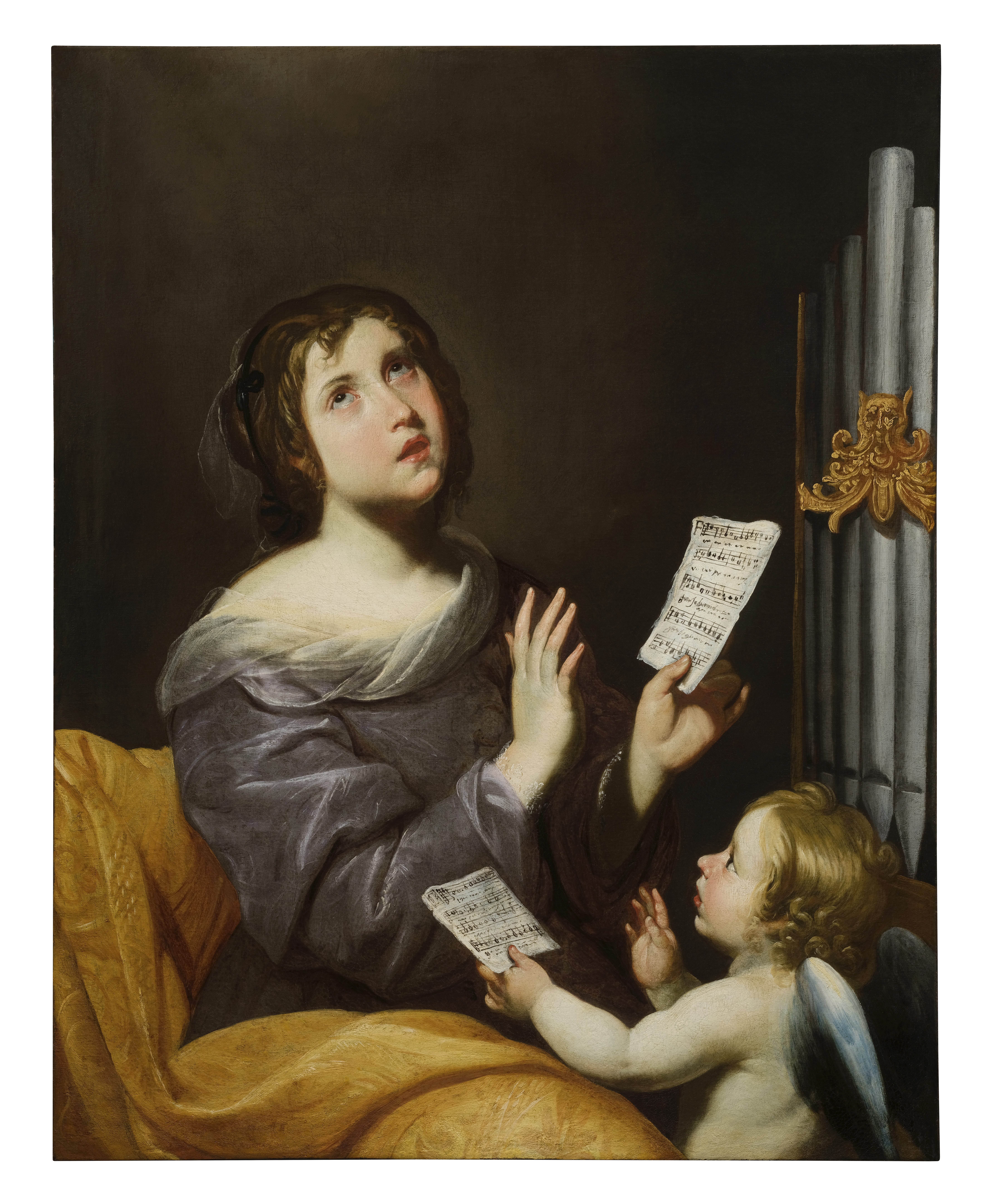 Diana Di Rosa, Santa Cecilia e un angelo, 1635-1640 circa
